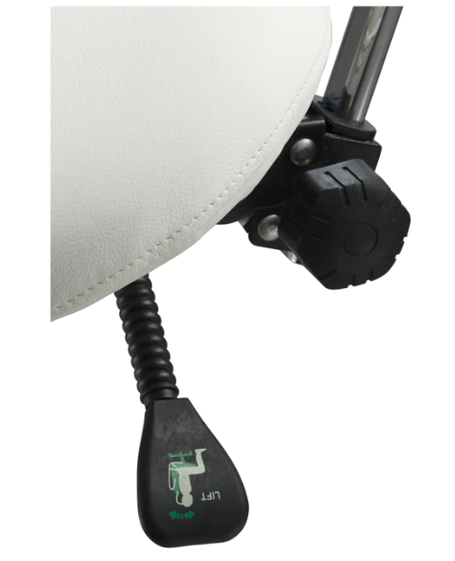 ESTHETICIAN SADDLE STOOL WITH BACKREST 1025