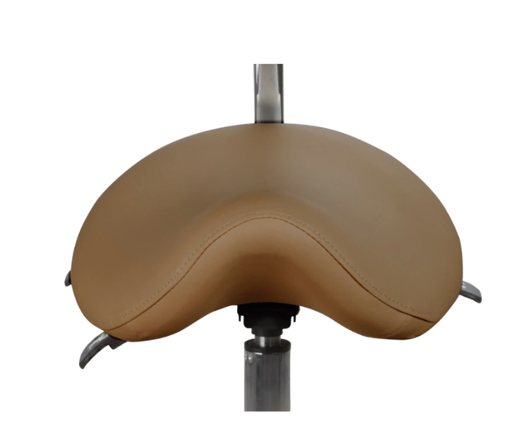 ESTHETICIAN SADDLE STOOL WITH ERGONOMIC BACKREST 1025A