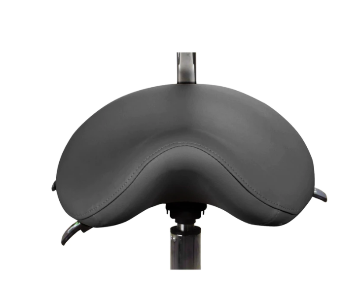 ESTHETICIAN SADDLE STOOL WITH ERGONOMIC BACKREST 1025A