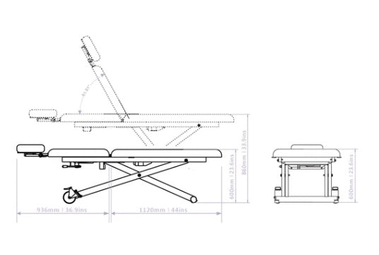 BASIC FACIAL TABLE BED 2210A